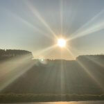 Sonnenuntergang bei Alling